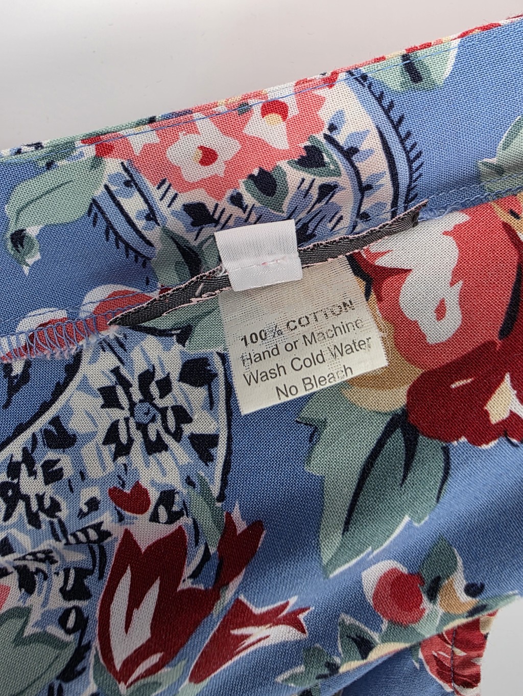 Heart Of Haute Blue Floral Sleeveless Dress, Sz 2x — image 8 of 8